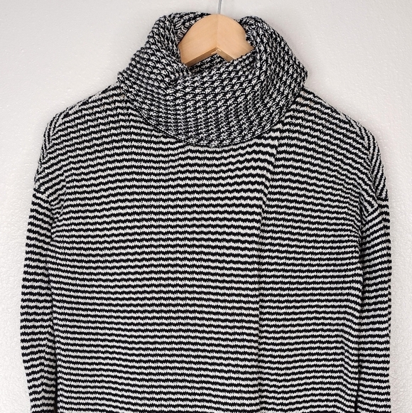 Cabi Fergie Cotton Knit Striped Cowlneck Sweater Size XXS - Picture 4 of 14